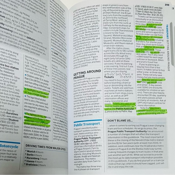 Prague & Czech Rep Guide, Phrasebook/Dictionary, Michelin Map Czech & Slovak - Picture 5 of 16